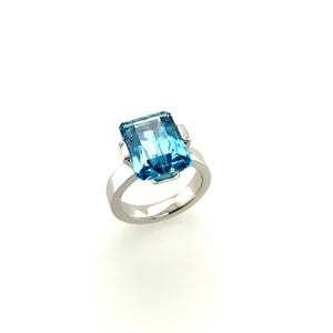 Aquamarin-Ring