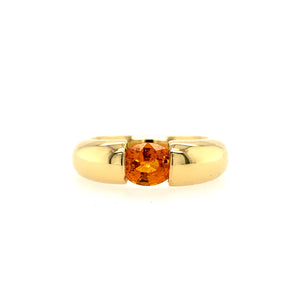 Spannring Orange Saphir