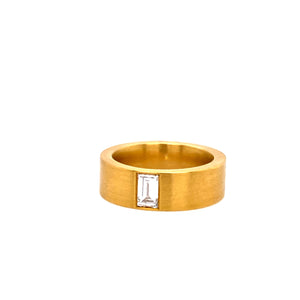 Ring mit Baguette-Diamant