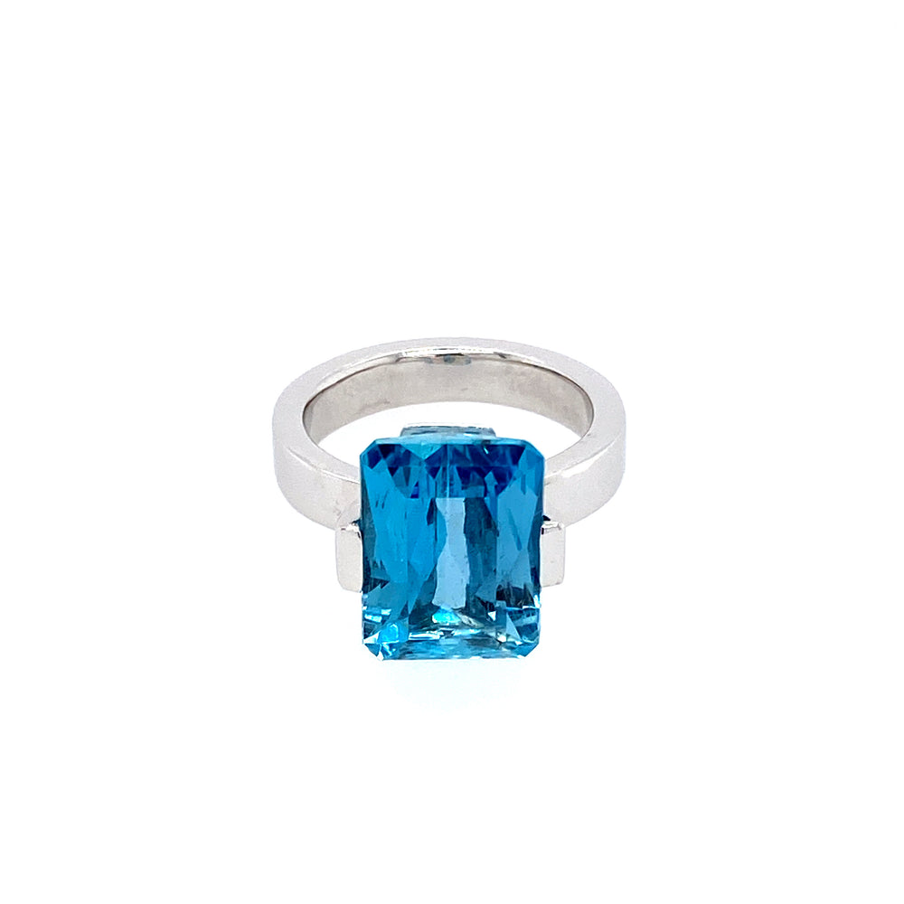 Aquamarin-Ring