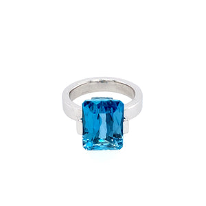 Aquamarin-Ring