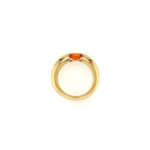 Spannring Orange Saphir